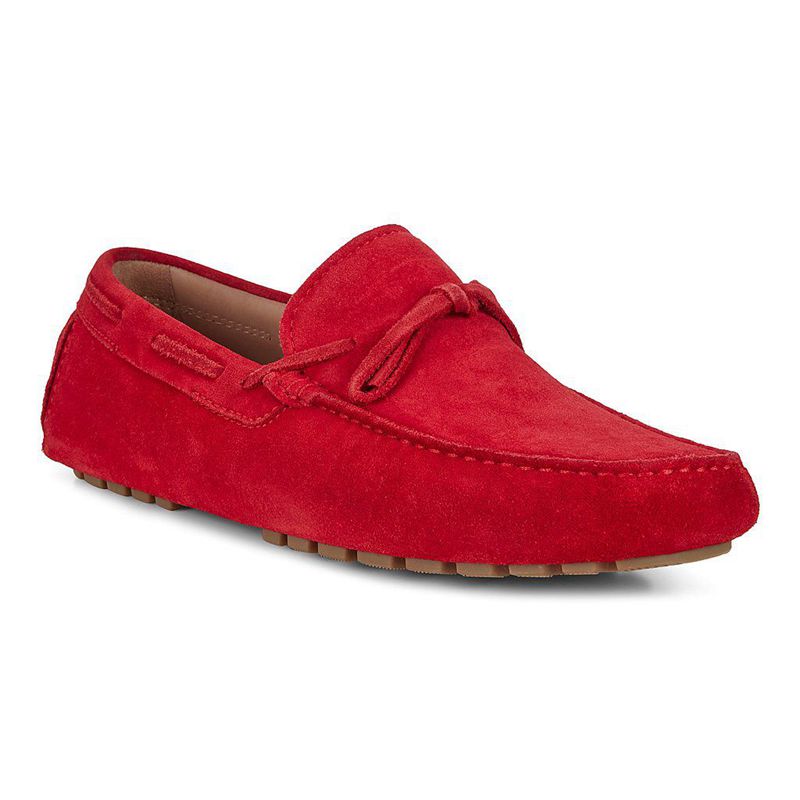 Zapatos Slip-On Ecco Dynamic Moc 2.0 Para Hombre,Rojas,904328-TLB